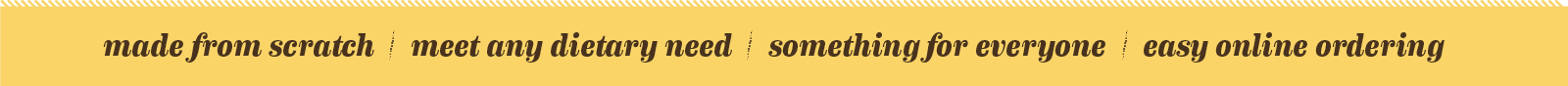 Catering home page
