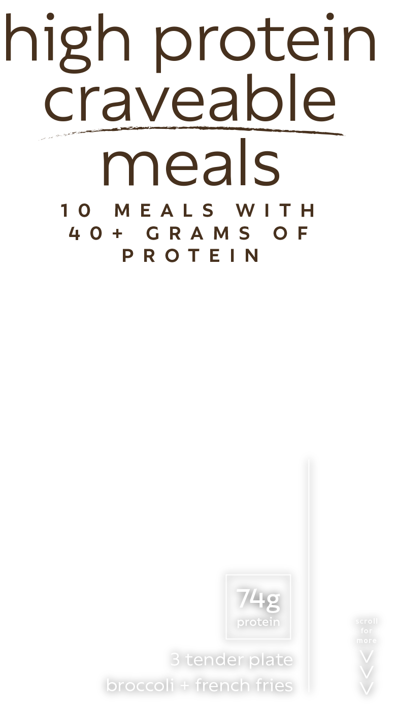 high protein text