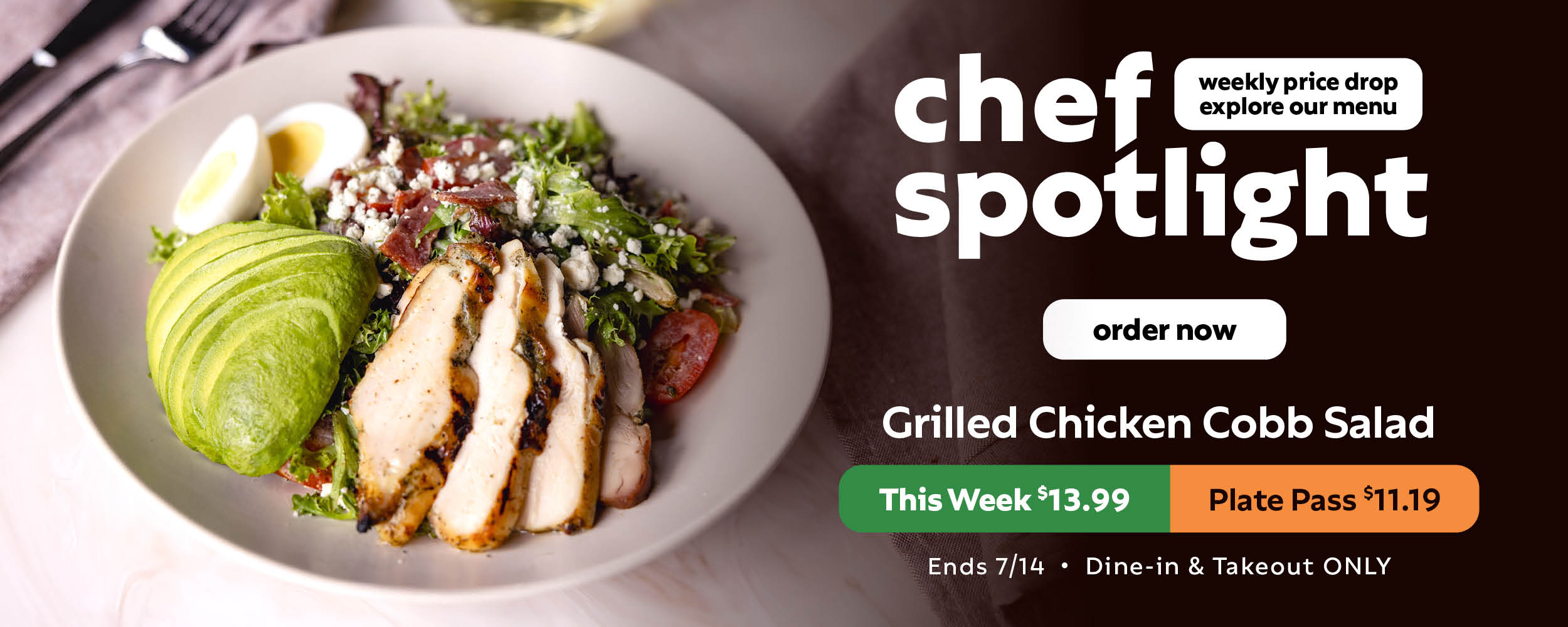 Grilled Chicken Cobb Salad