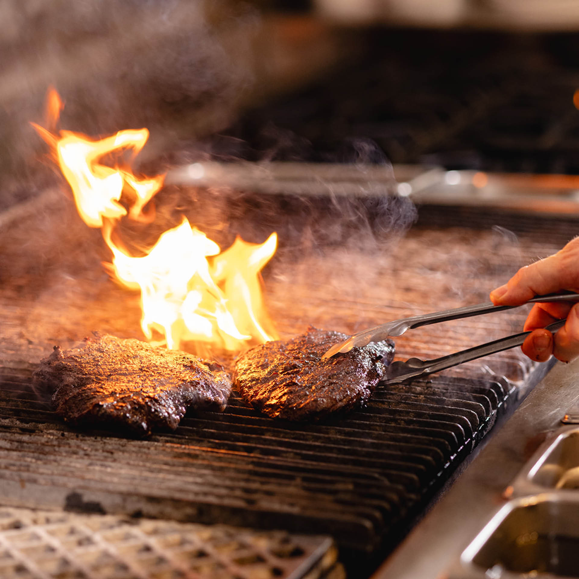 dish from the grill