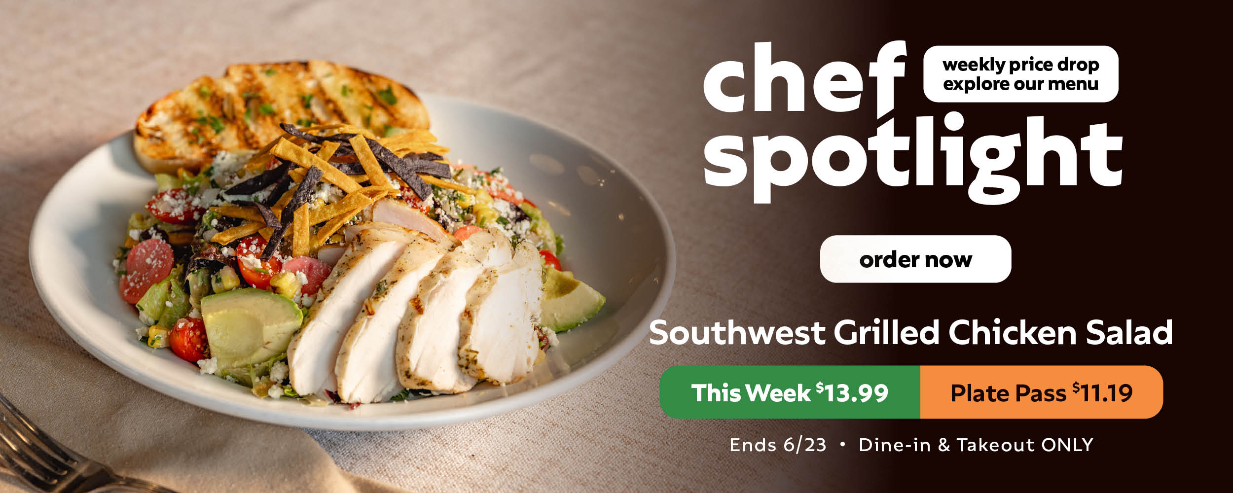 Southwest Grilled Chicken Salad