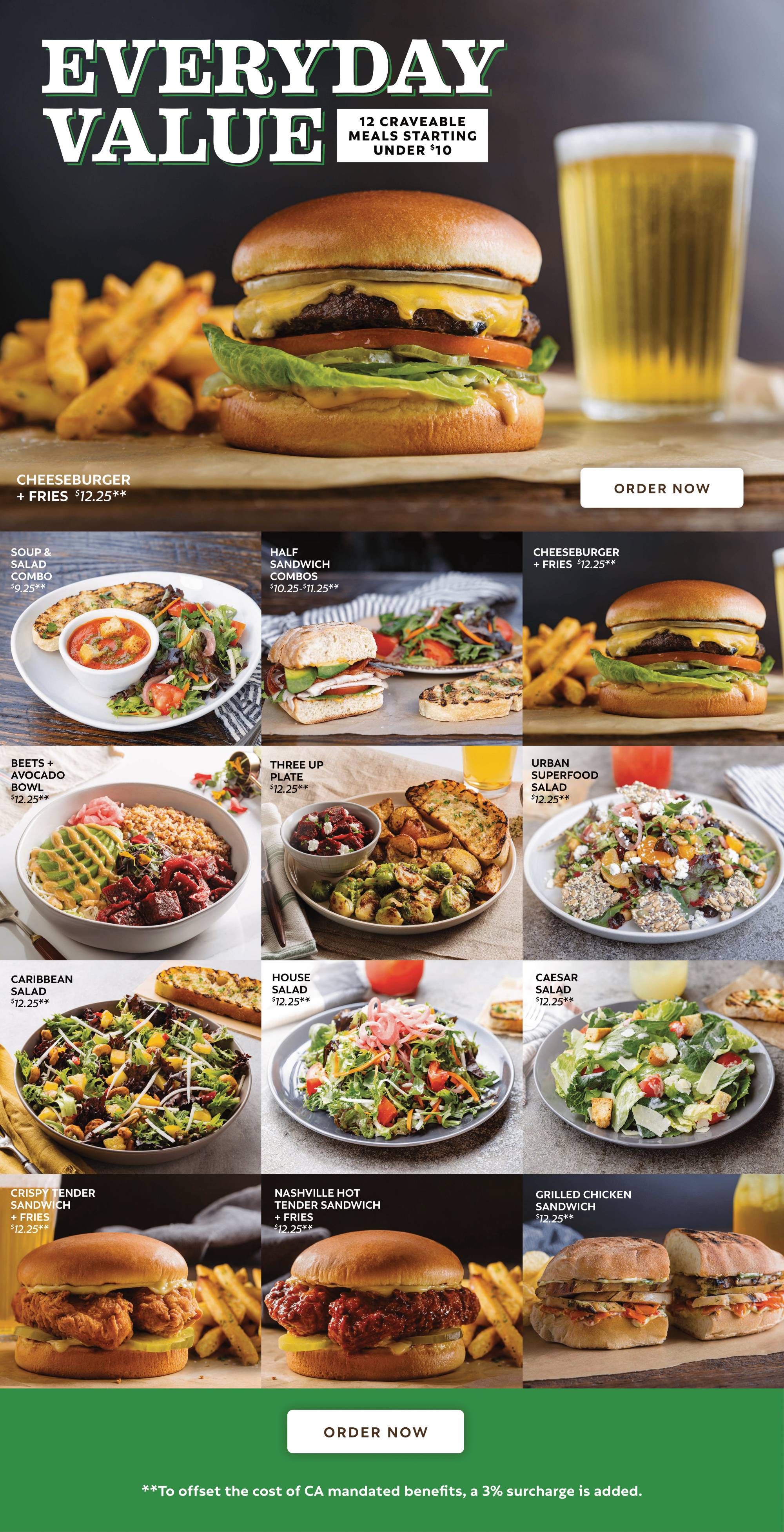 Everyday Value Menu