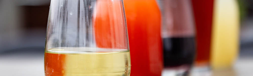 wine by the glass & bottle