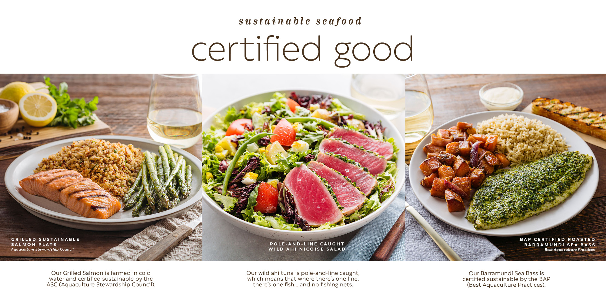 Sustainable seafood. Certified good.